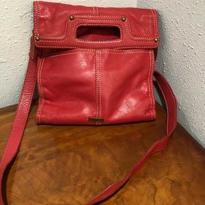 Lucky brand leather crossbody bag